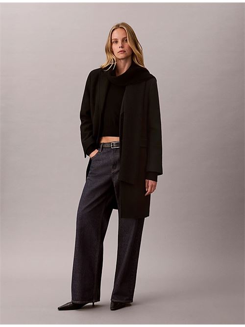 ck metal wool rib scarf CALVIN KLEIN | LV04F8119GUB1